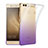 Carcasa Gel Ultrafina Transparente Gradiente para Huawei P9 Morado