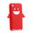 Carcasa Silicona Goma Angel para Apple iPod Touch 4 Rojo