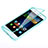Carcasa Silicona Transparente Cubre Entero para Huawei P8 Lite Azul Cielo