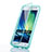 Carcasa Silicona Transparente Cubre Entero para Samsung Galaxy DS A300G A300H A300M Azul