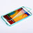 Carcasa Silicona Transparente Cubre Entero para Samsung Galaxy Note 3 N9000 Azul Cielo