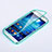 Carcasa Silicona Transparente Cubre Entero para Samsung Galaxy S4 IV Advance i9500 Azul Cielo