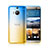 Carcasa Silicona Ultrafina Transparente Gradiente para HTC One M9 Plus Naranja