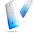 Carcasa Silicona Ultrafina Transparente Gradiente para Huawei Mate 8 Azul