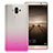 Carcasa Silicona Ultrafina Transparente Gradiente para Huawei Mate 9 Rosa