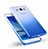 Carcasa Silicona Ultrafina Transparente Gradiente para Samsung Galaxy A5 SM-500F Azul