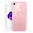 Carcasa Silicona Ultrafina Transparente H01 para Apple iPhone SE3 ((2022)) Rosa