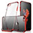 Carcasa Silicona Ultrafina Transparente H04 para Apple iPhone 8 Rojo