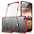 Carcasa Silicona Ultrafina Transparente H05 para Apple iPhone 6S Rojo