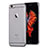 Carcasa Silicona Ultrafina Transparente para Apple iPhone 6S Gris