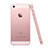 Carcasa Silicona Ultrafina Transparente para Apple iPhone SE Rosa