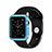 Carcasa Silicona Ultrafina Transparente para Apple iWatch 2 42mm Azul