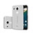 Carcasa Silicona Ultrafina Transparente para Google Nexus 5X Gris