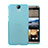 Carcasa Silicona Ultrafina Transparente para HTC One E9 Plus Azul