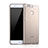 Carcasa Silicona Ultrafina Transparente para Huawei P9 Plus Gris