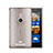 Carcasa Silicona Ultrafina Transparente para Nokia Lumia 925 Gris
