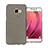 Carcasa Silicona Ultrafina Transparente para Samsung Galaxy C5 SM-C5000 Gris