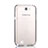 Carcasa Silicona Ultrafina Transparente para Samsung Galaxy Note 2 N7100 N7105 Gris