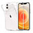 Carcasa Silicona Ultrafina Transparente T03 para Apple iPhone 12 Claro