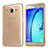 Carcasa Silicona Ultrafina Transparente T03 para Samsung Galaxy On5 Pro Oro