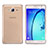 Carcasa Silicona Ultrafina Transparente T03 para Samsung Galaxy On7 G600FY Oro