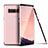 Carcasa Silicona Ultrafina Transparente T06 para Samsung Galaxy Note 8 Duos N950F Rosa