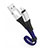 Cargador Cable USB Carga y Datos 30cm S04 para Apple iPad Mini 5 (2019) Azul