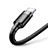 Cargador Cable USB Carga y Datos C07 para Apple iPad Pro 12.9 (2020) Negro