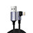 Cargador Cable USB Carga y Datos C10 para Apple iPad Air 4 10.9 (2020) Negro