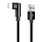 Cargador Cable USB Carga y Datos D16 para Apple iPhone Xs Negro