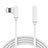 Cargador Cable USB Carga y Datos D22 para Apple iPad 10.2 (2020) Blanco