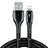 Cargador Cable USB Carga y Datos D23 para Apple iPhone 13 Negro