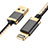 Cargador Cable USB Carga y Datos D24 para Apple iPad Pro 11 (2020) Negro