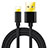 Cargador Cable USB Carga y Datos L02 para Apple iPhone SE3 ((2022)) Negro Petit