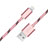Cargador Cable USB Carga y Datos L10 para Apple iPhone 11 Rosa