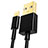 Cargador Cable USB Carga y Datos L12 para Apple iPhone 11 Pro Negro