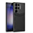 Funda Bumper Lujo Cuero y Plastico Mate Carcasa AC2 para Samsung Galaxy S21 Ultra 5G Negro