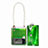 Funda Bumper Lujo Cuero y Plastico Mate Carcasa B02 para Samsung Galaxy Z Flip4 5G Verde