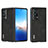 Funda Bumper Lujo Cuero y Plastico Mate Carcasa B08H para Huawei Honor Magic V2 5G Negro