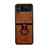 Funda Bumper Lujo Cuero y Plastico Mate Carcasa C02 para Samsung Galaxy Z Flip4 5G Marron Claro