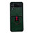 Funda Bumper Lujo Cuero y Plastico Mate Carcasa C04 para Samsung Galaxy Z Flip4 5G Verde