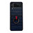 Funda Bumper Lujo Cuero y Plastico Mate Carcasa C06 para Samsung Galaxy Z Flip4 5G Azul