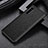 Funda Bumper Lujo Cuero y Plastico Mate Carcasa para Sony Xperia 10 III Lite Negro