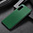 Funda Bumper Lujo Cuero y Plastico Mate Carcasa para Sony Xperia 5 II Verde