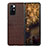 Funda Bumper Lujo Cuero y Plastico Mate Carcasa para Xiaomi Mix Fold 5G Marron