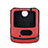 Funda Bumper Lujo Cuero y Plastico Mate Carcasa S02 para Motorola Moto RAZR (2022) 5G Rojo