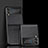 Funda Bumper Lujo Cuero y Plastico Mate Carcasa S05 para Samsung Galaxy Z Flip3 5G Negro