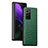 Funda Bumper Lujo Cuero y Plastico Mate Carcasa S08 para Samsung Galaxy Z Fold2 5G Verde