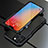 Funda Bumper Lujo Marco de Aluminio Carcasa A01 para Apple iPhone 13 Pro Negro