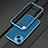 Funda Bumper Lujo Marco de Aluminio Carcasa A01 para Apple iPhone 14 Plus Azul
